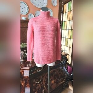 Yigal Azrouel Cut 25 Salmon Wool Knitted Sweater.